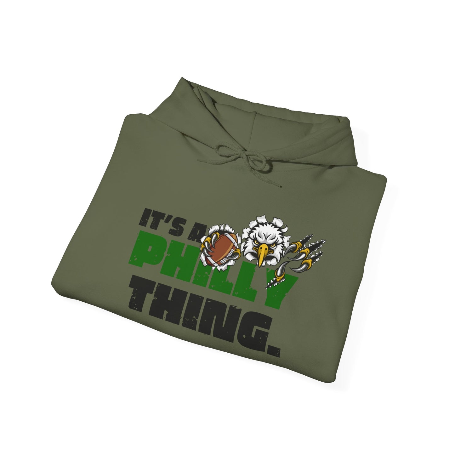 Hooded Sweatshirt - Eagles Football Inspired, It's a Philly Thing
