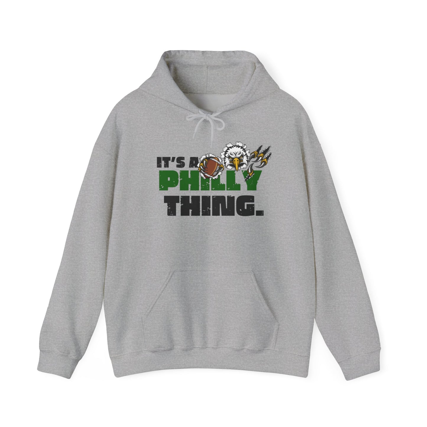 Hooded Sweatshirt - Eagles Football Inspired, It's a Philly Thing