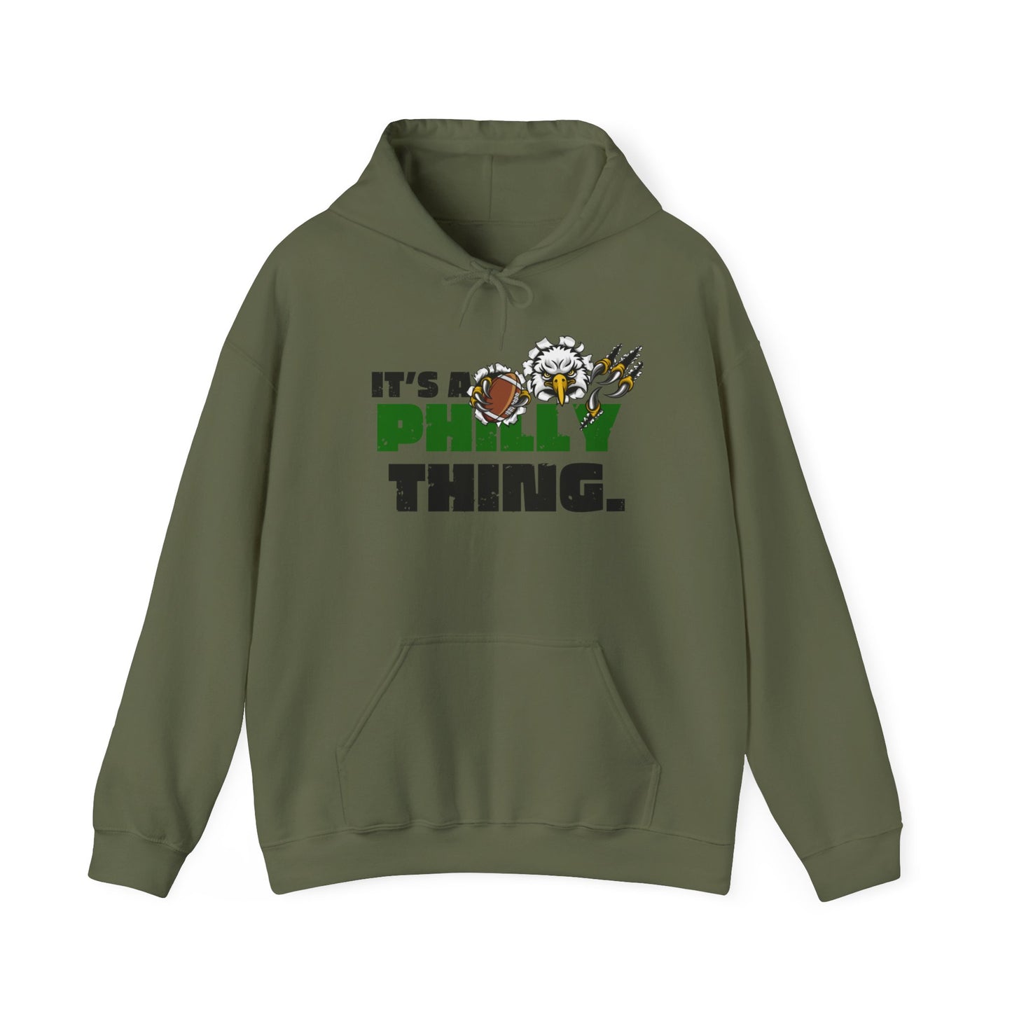 Hooded Sweatshirt - Eagles Football Inspired, It's a Philly Thing