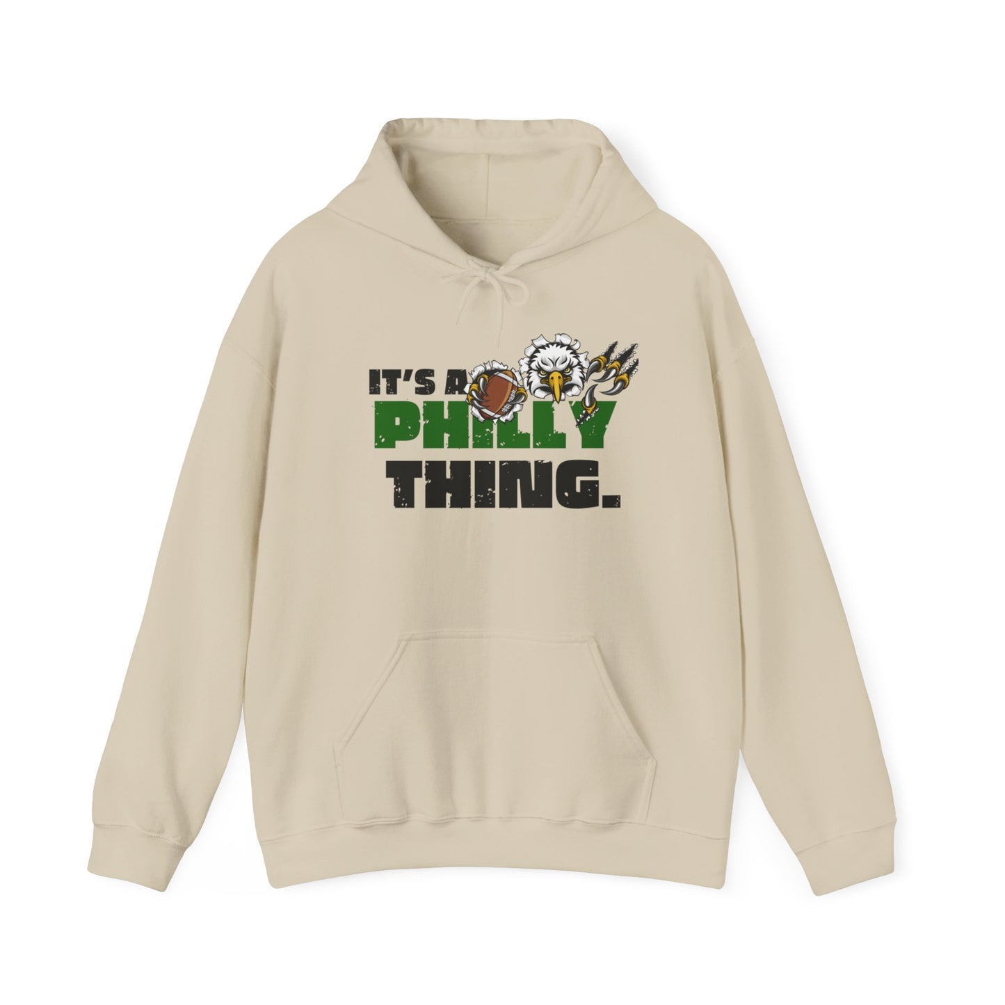 Hooded Sweatshirt - Eagles Football Inspired, It's a Philly Thing