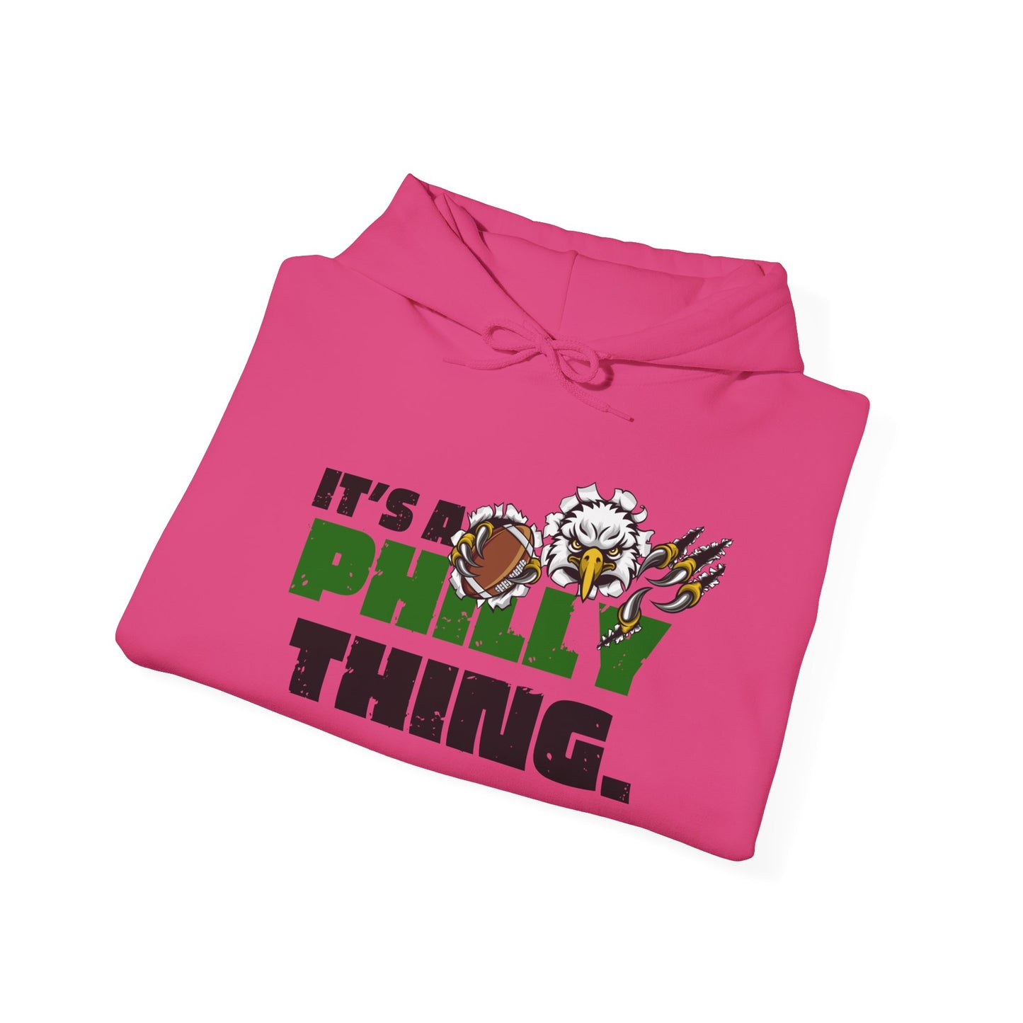 Hooded Sweatshirt - Eagles Football Inspired, It's a Philly Thing