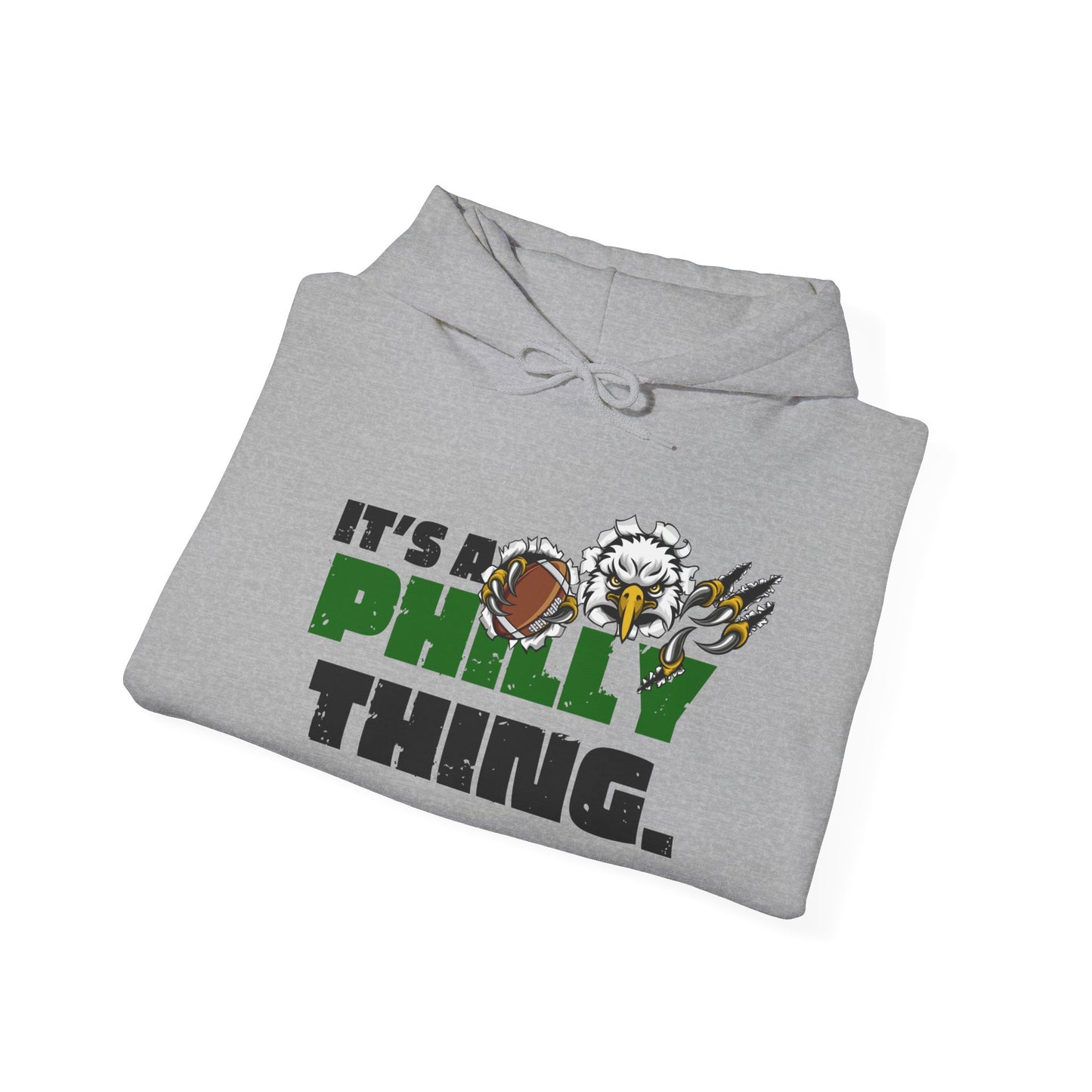 Hooded Sweatshirt - Eagles Football Inspired, It's a Philly Thing