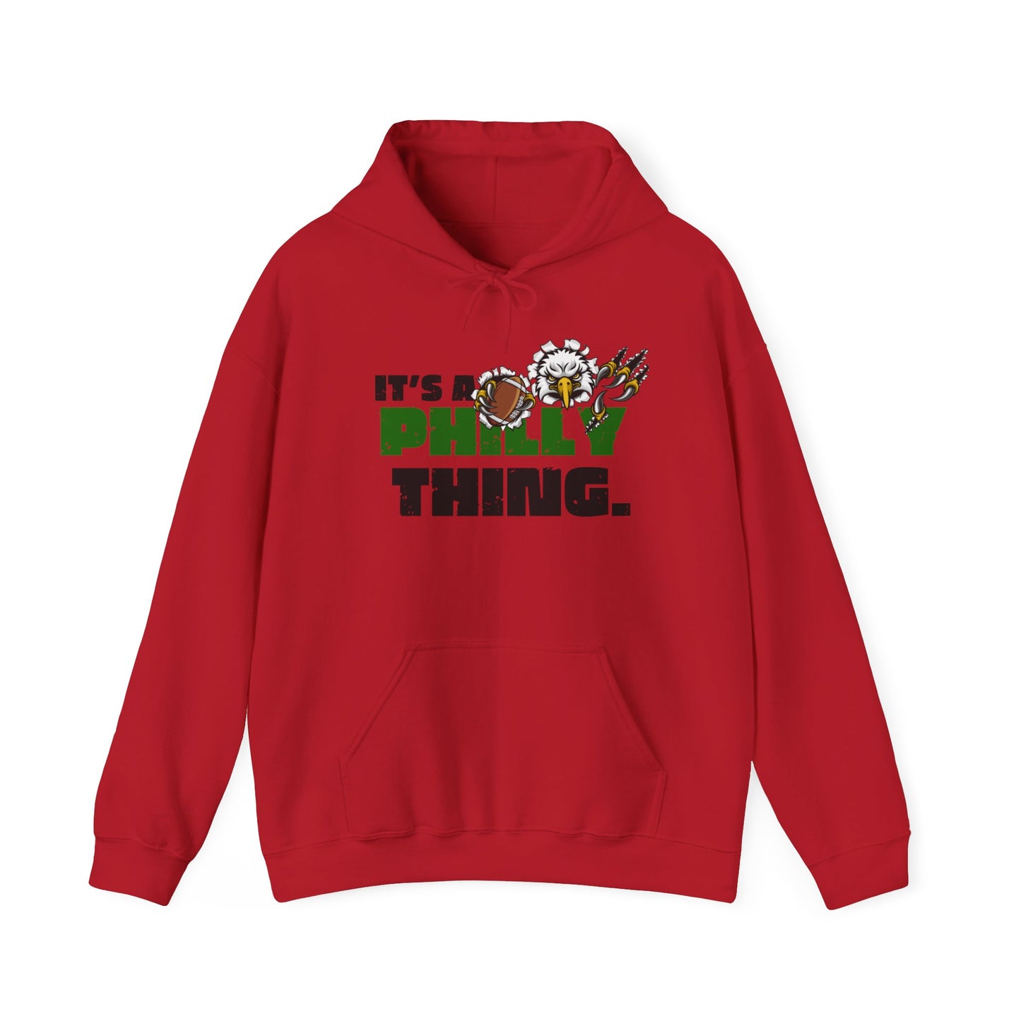 Hooded Sweatshirt - Eagles Football Inspired, It's a Philly Thing
