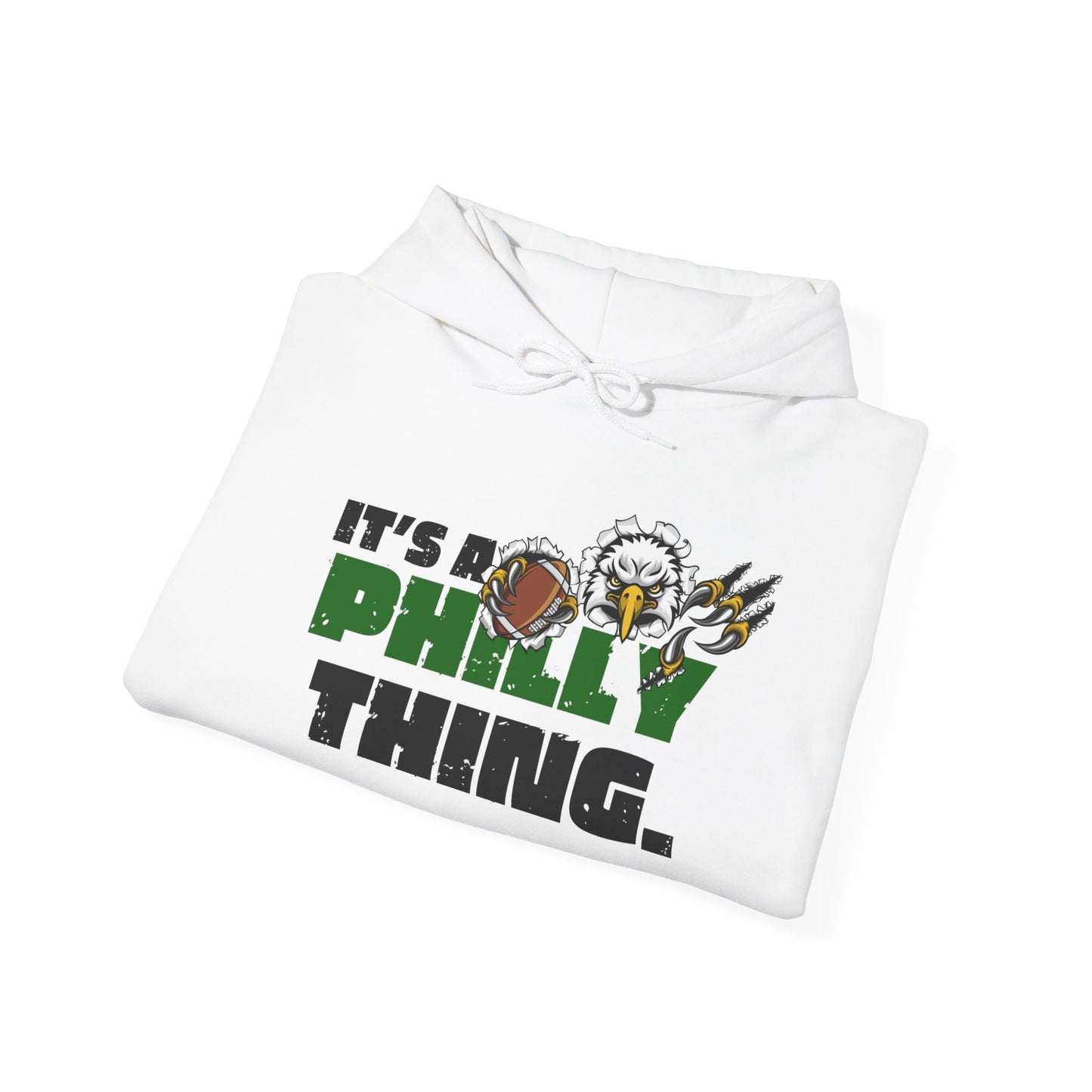Hooded Sweatshirt - Eagles Football Inspired, It's a Philly Thing