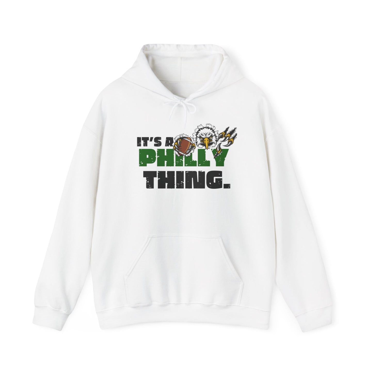 Hooded Sweatshirt - Eagles Football Inspired, It's a Philly Thing